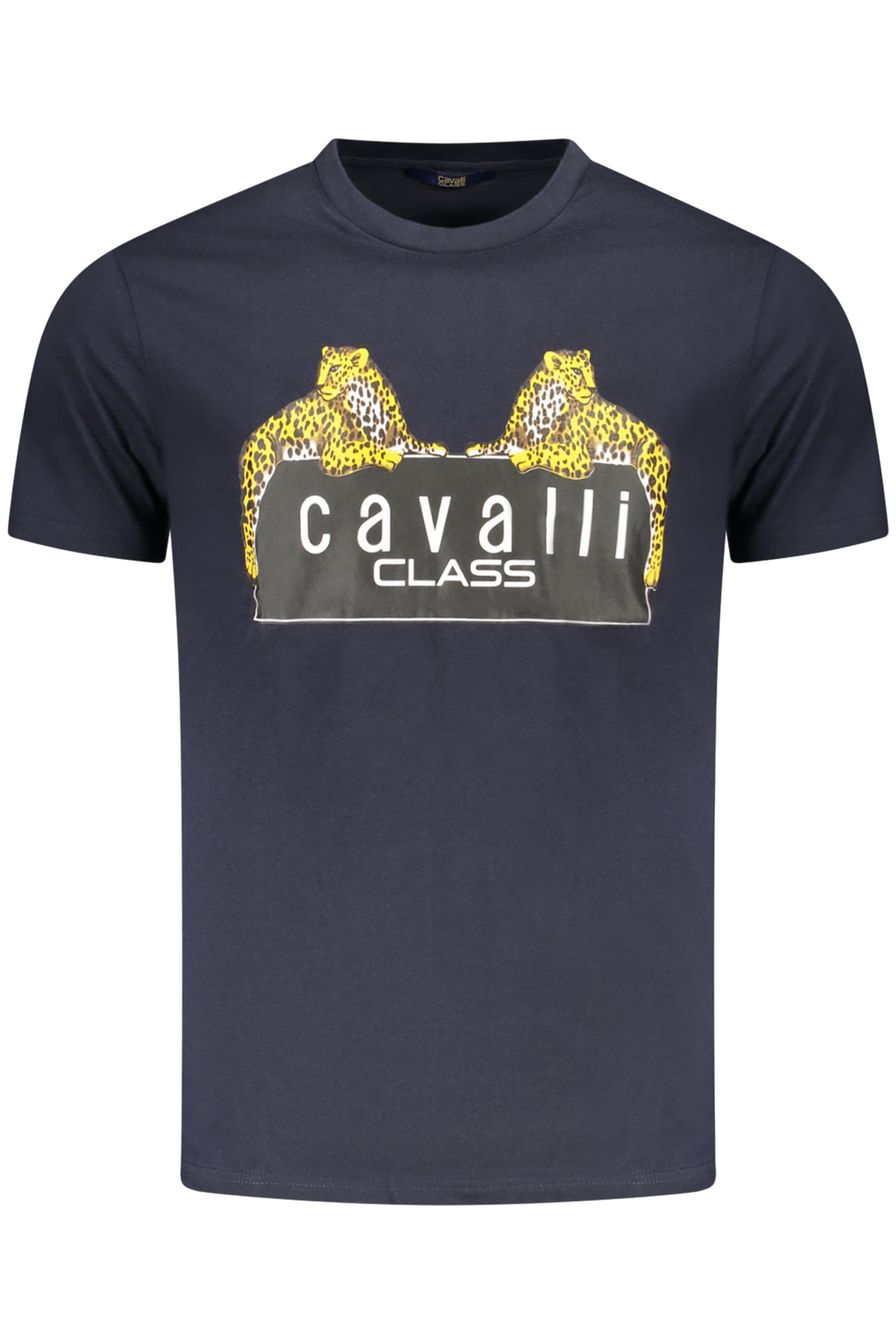 CAVALLI CLASS T-SHIRT MANICHE CORTE UOMO BLU