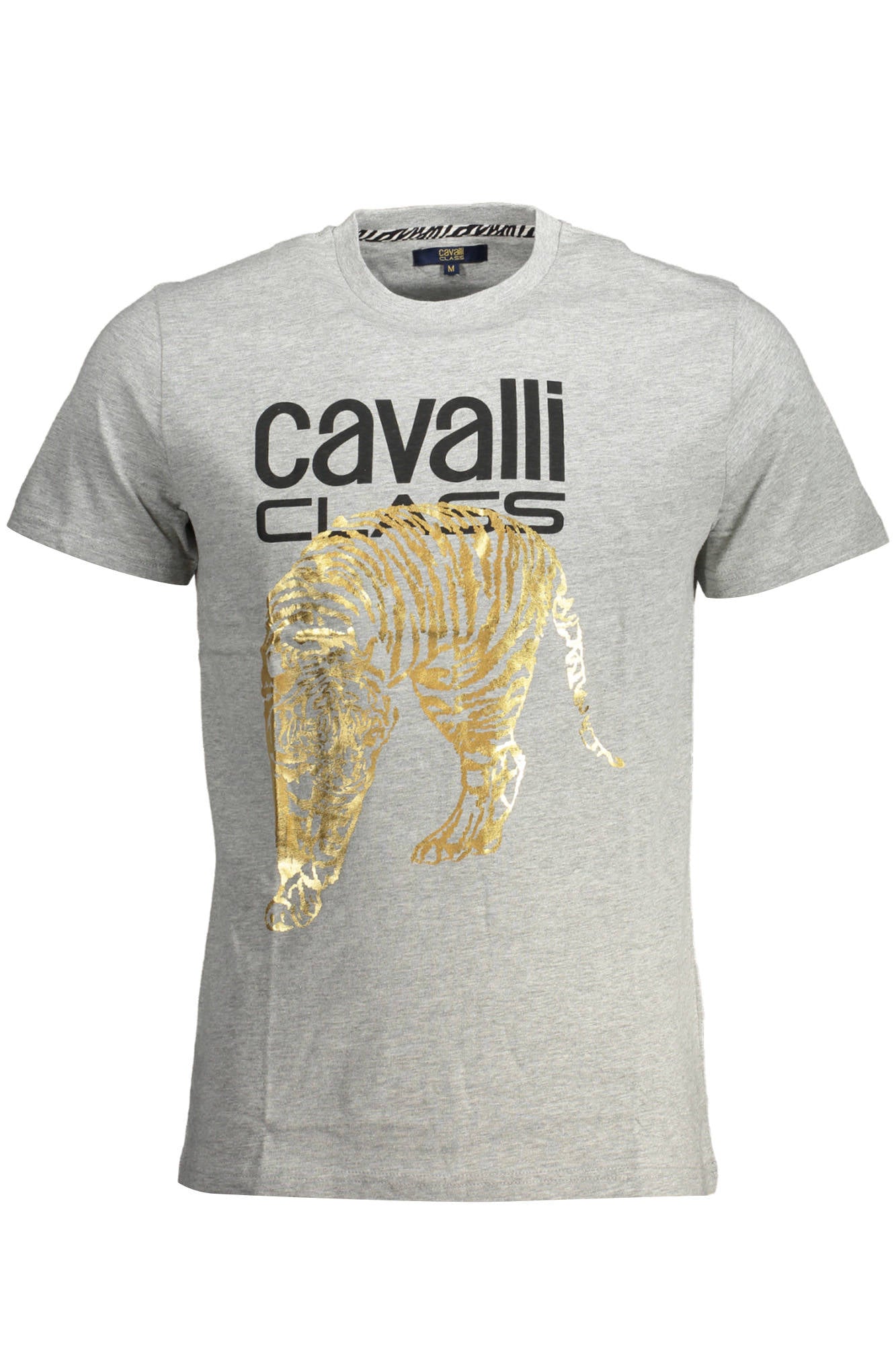 CAVALLI CLASS T-SHIRT MANICHE CORTE UOMO GRIGIO