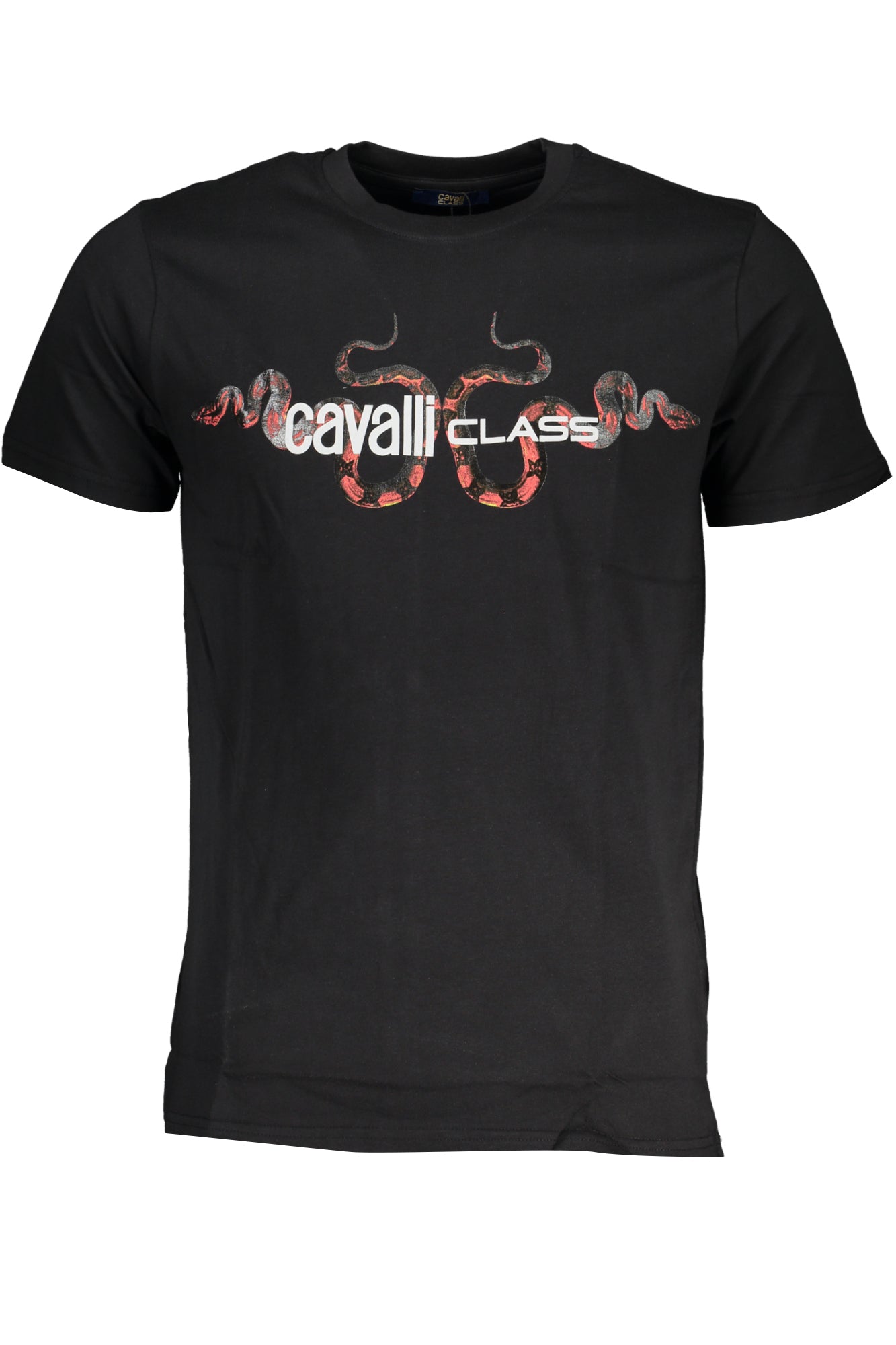 CAVALLI CLASS T-SHIRT MANICHE CORTE UOMO NERO