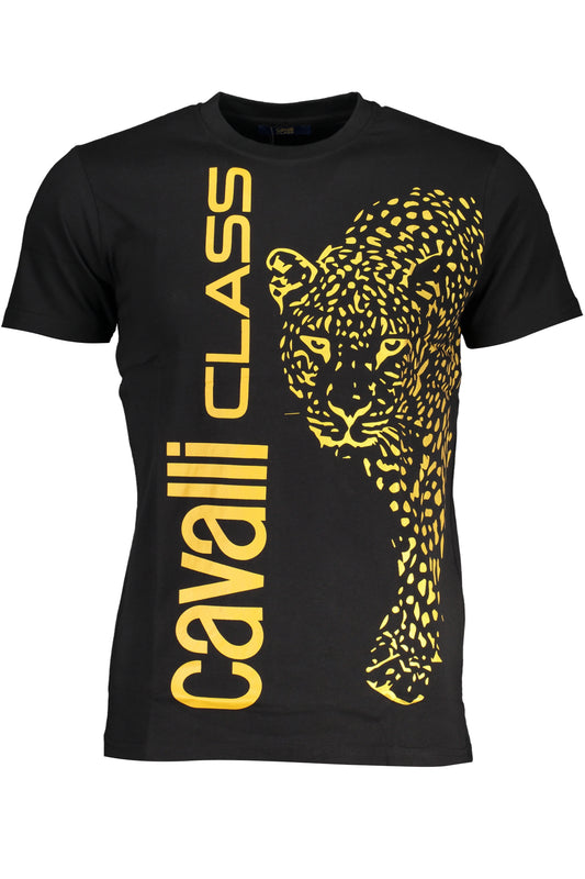 CAVALLI CLASS T-SHIRT MANICHE CORTE UOMO NERO