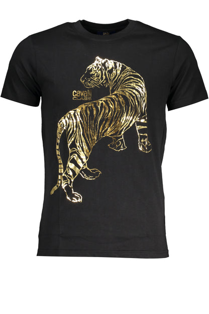 CAVALLI CLASS T-SHIRT MANICHE CORTE UOMO NERO