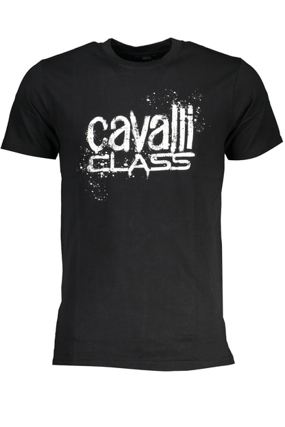 CAVALLI CLASS T-SHIRT MANICHE CORTE UOMO NERO