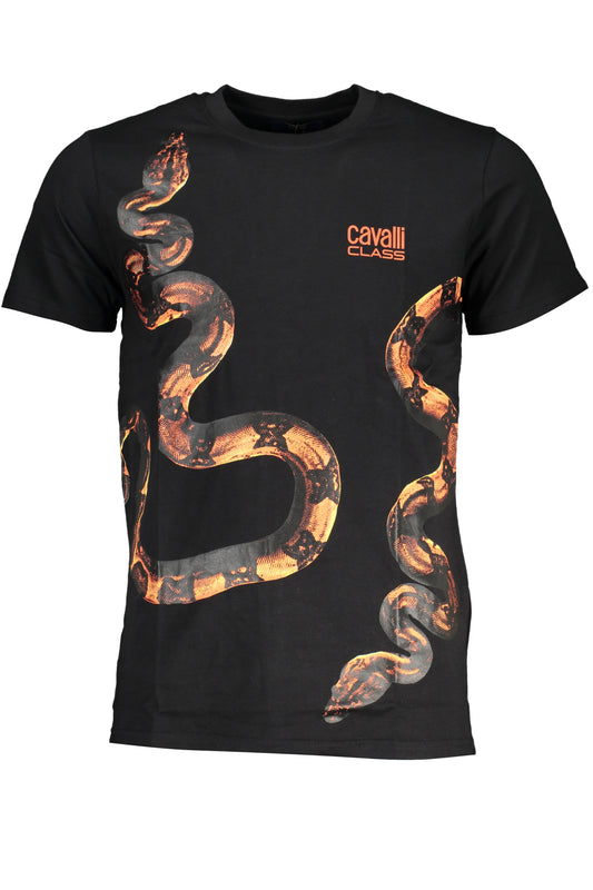 CAVALLI CLASS T-SHIRT MANICHE CORTE UOMO NERO