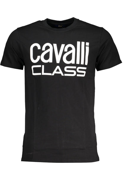 CAVALLI CLASS T-SHIRT MANICHE CORTE UOMO NERO