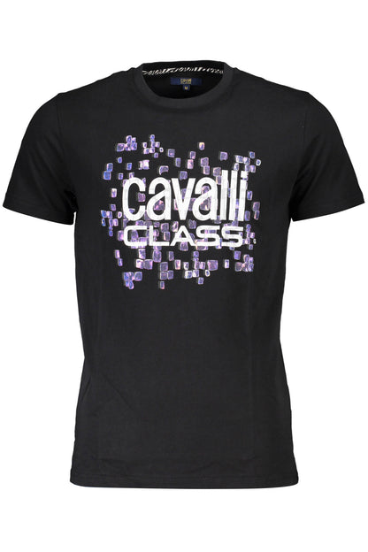 CAVALLI CLASS T-SHIRT MANICHE CORTE UOMO NERO