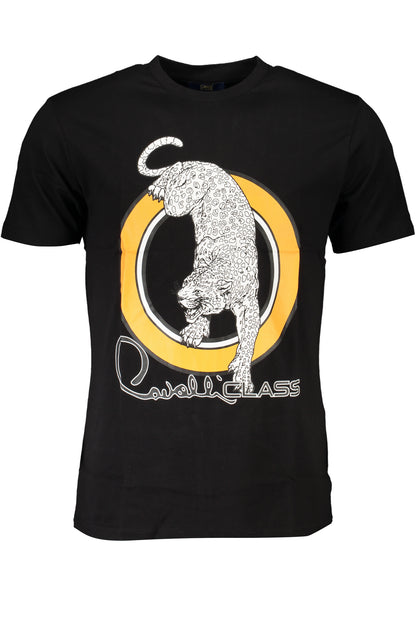 CAVALLI CLASS T-SHIRT MANICHE CORTE UOMO NERO