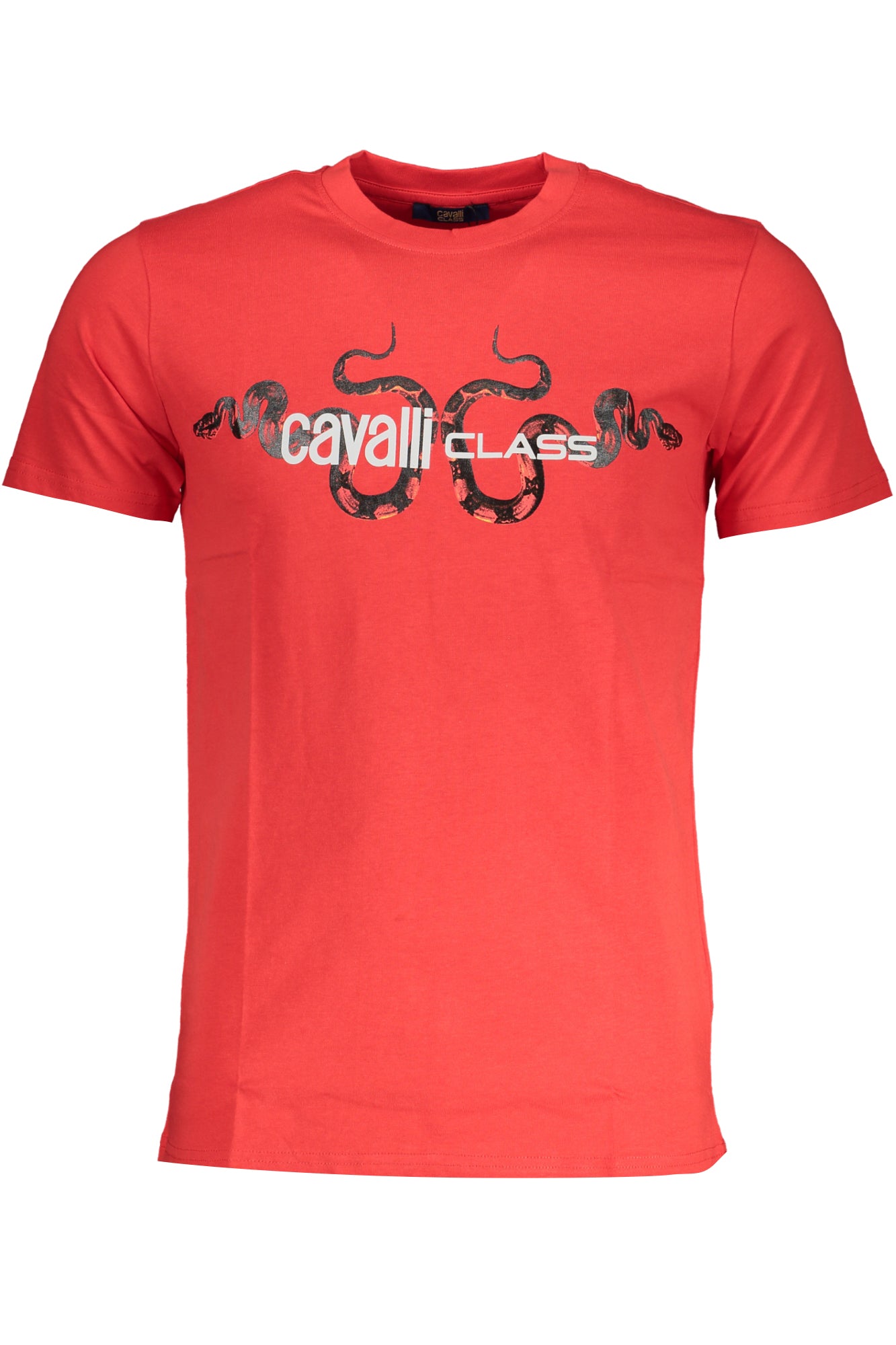 CAVALLI CLASS T-SHIRT MANICHE CORTE UOMO ROSSO