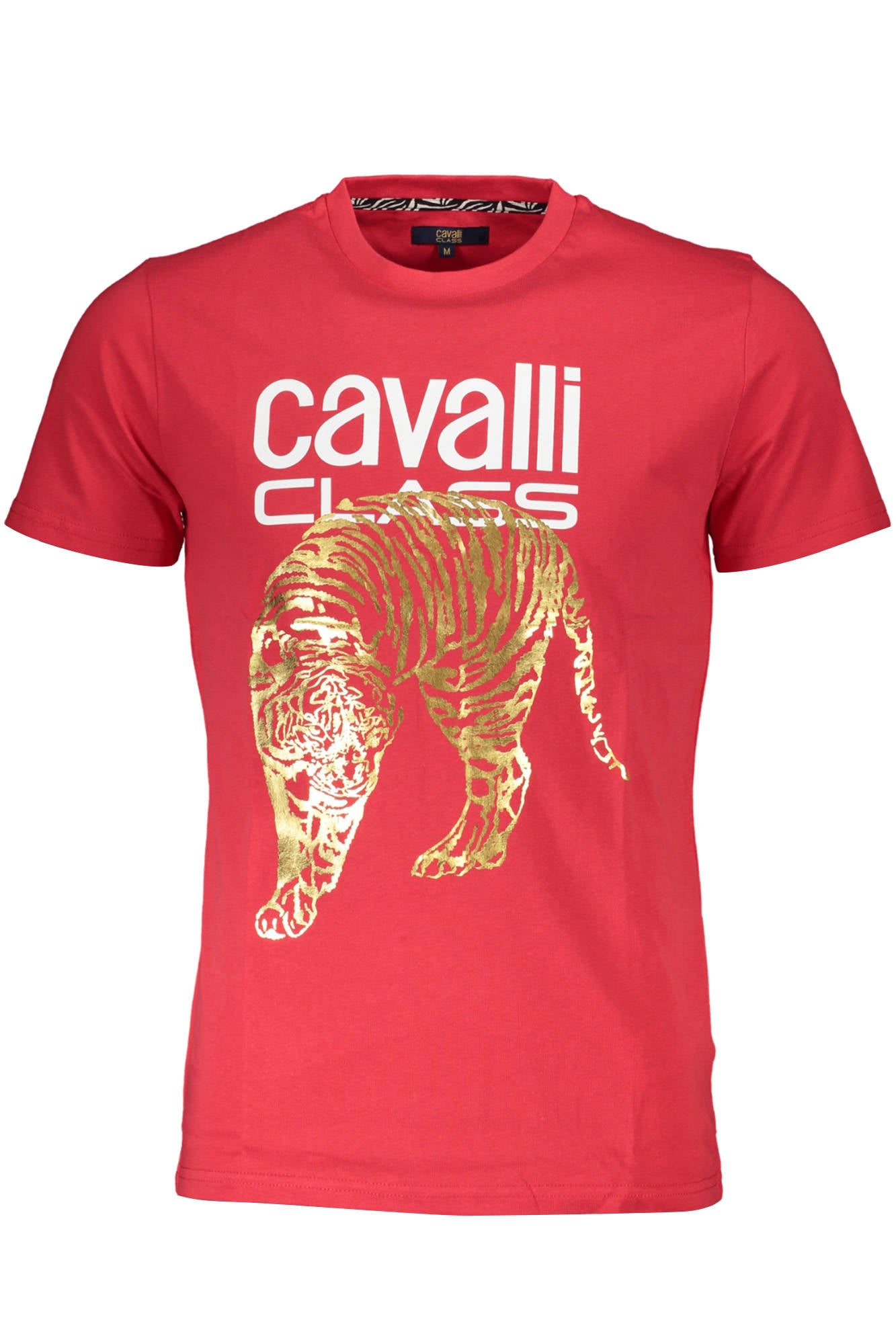 CAVALLI CLASS T-SHIRT MANICHE CORTE UOMO ROSSO