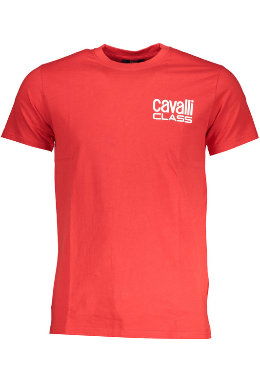 CAVALLI CLASS T-SHIRT MANICHE CORTE UOMO ROSSO