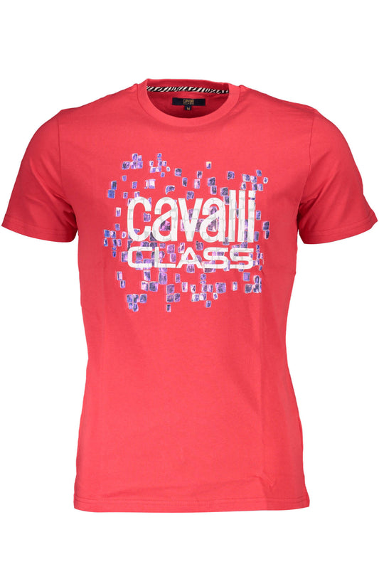 CAVALLI CLASS T-SHIRT MANICHE CORTE UOMO ROSSO