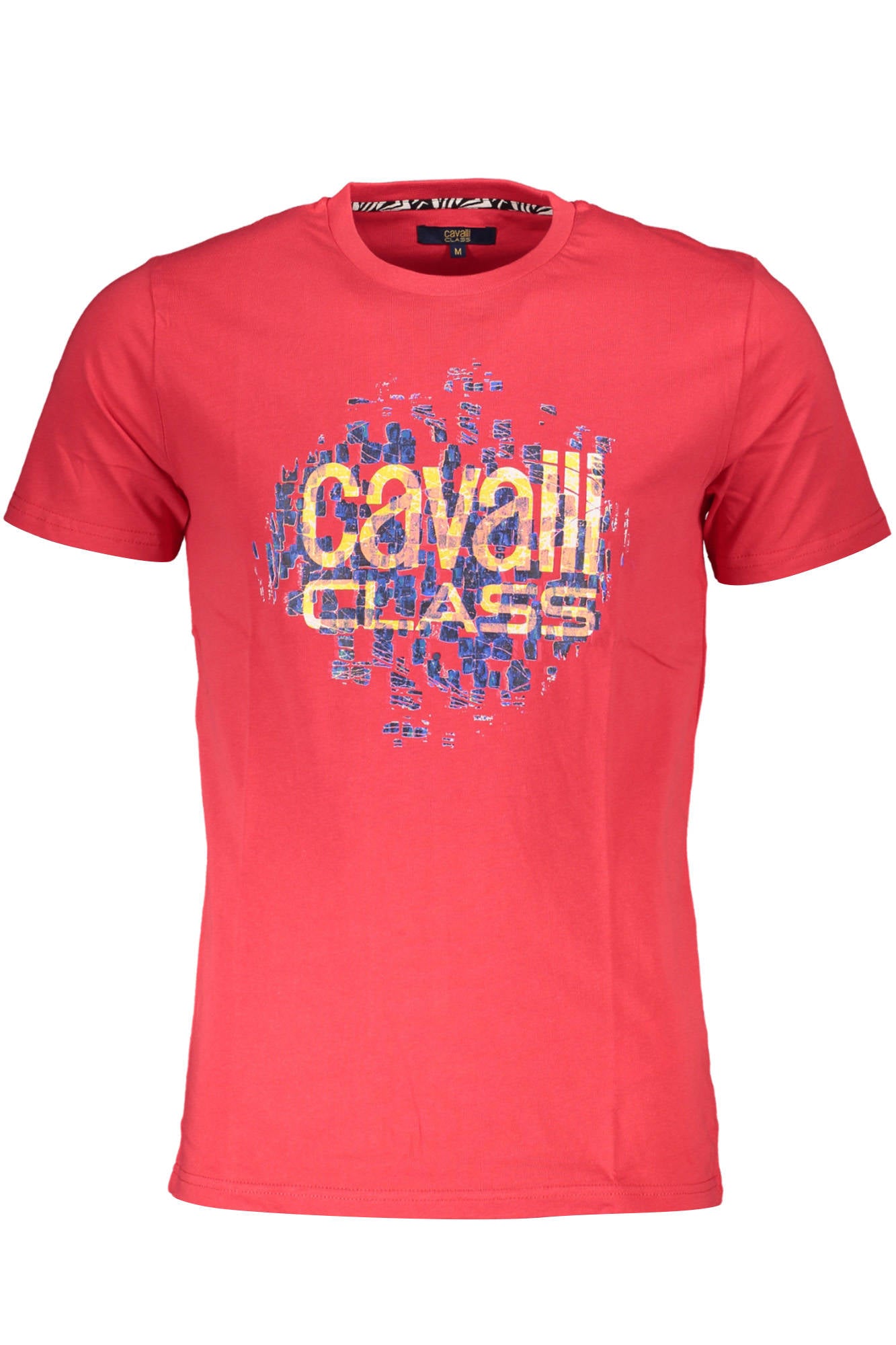 CAVALLI CLASS T-SHIRT MANICHE CORTE UOMO ROSSO