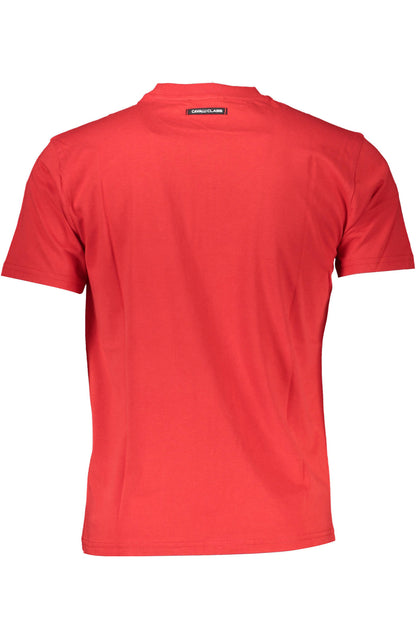 CAVALLI CLASS T-SHIRT MANICHE CORTE UOMO ROSSO