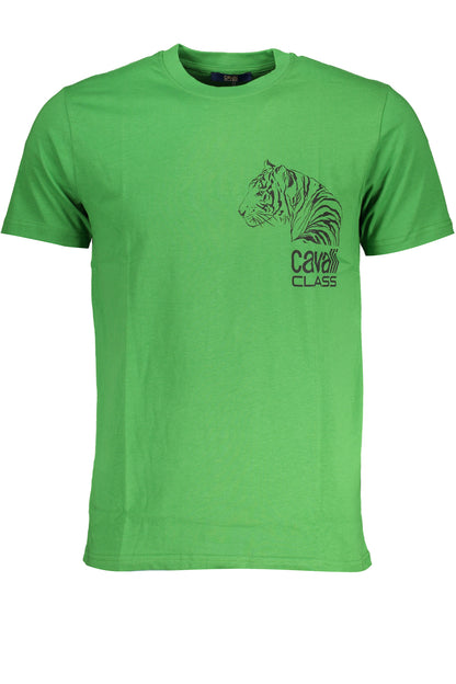 CAVALLI CLASS T-SHIRT MANICHE CORTE UOMO VERDE