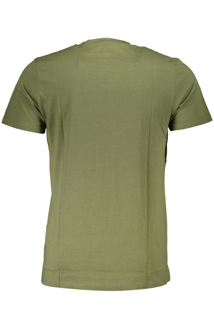 CAVALLI CLASS T-SHIRT MANICHE LUNGHET-SHIRT MANICHE CORTE UOMO VERDE