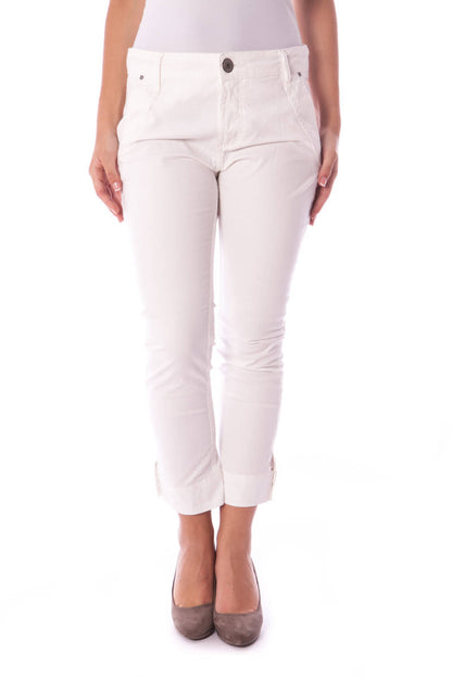 Colcci Pantalone Pescatora Donna Bianco""