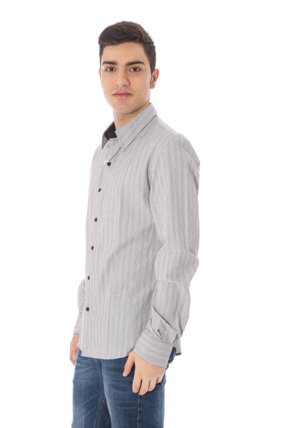 Costume National Camicia Maniche Lunghe Uomo Bianco""