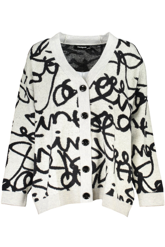 Desigual Cardigan Donna Bianco""