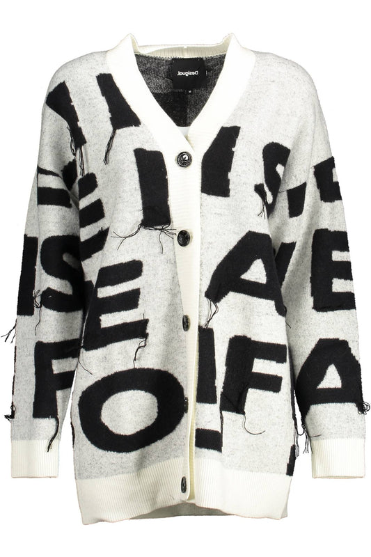 Desigual Cardigan Donna Bianco""