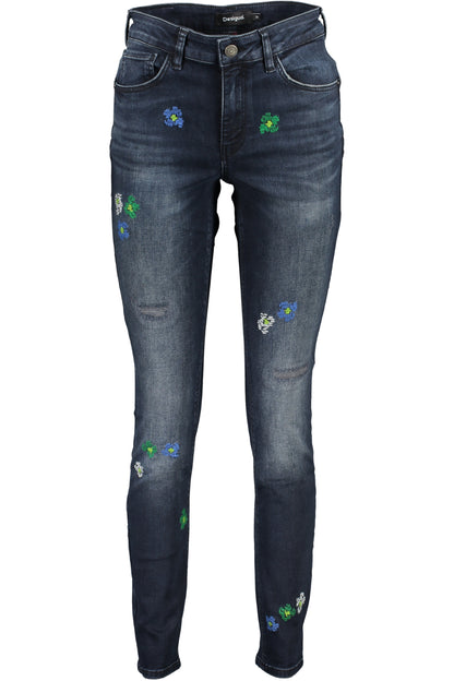 Desigual Jeans Denim Donna Blu""