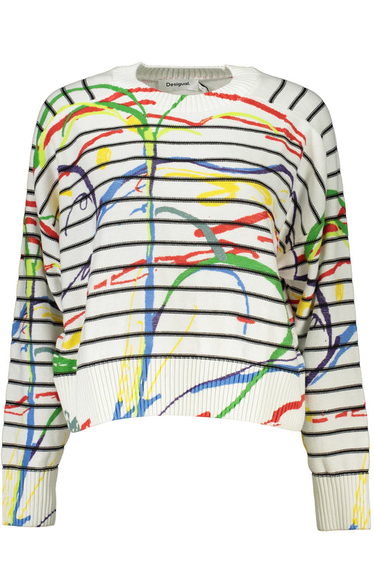 Desigual Maglia Donna Bianco""