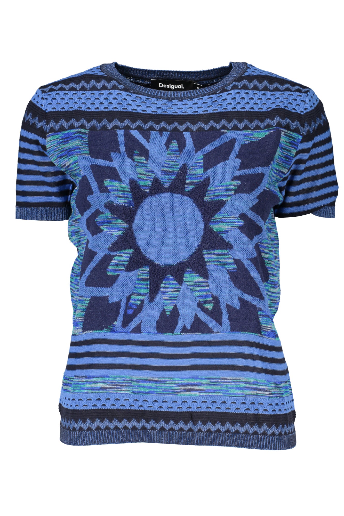 Desigual Maglia Donna Blu""