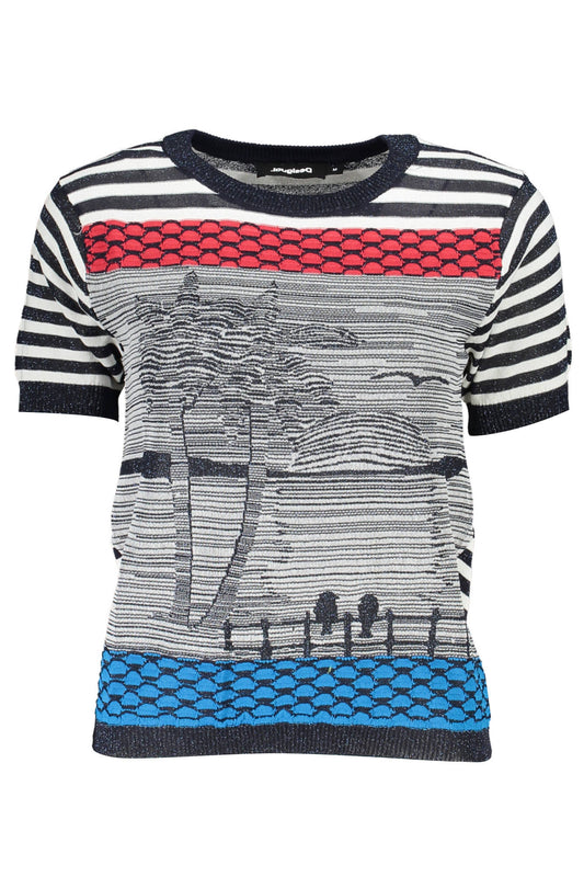 Desigual Maglia Donna Blu""