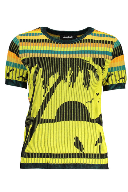 Desigual Maglia Donna Giallo""