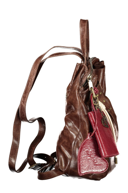 DESIGUAL ZAINO DONNA MARRONE