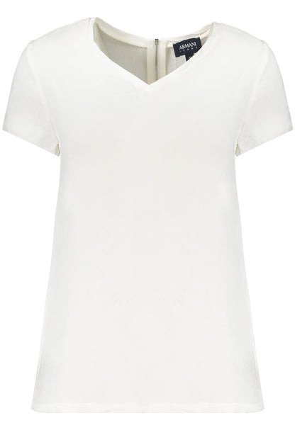 EMPORIO ARMANI T-SHIRT MANICHE CORTE DONNA BIANCO