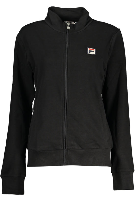 Fila Felpa Con Zip Donna Nero""