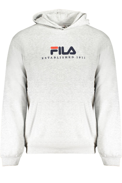 Fila Felpa Senza Zip Uomo Grigio""