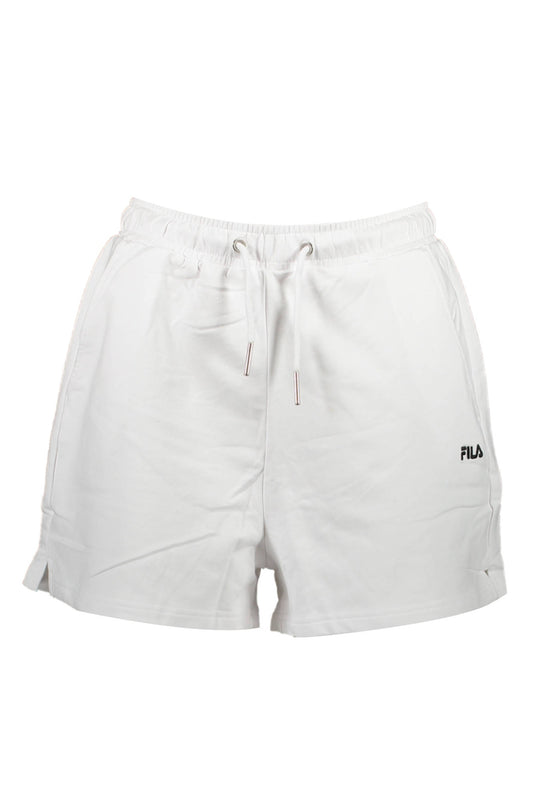 Fila Pantalone Short Donna Bianco""