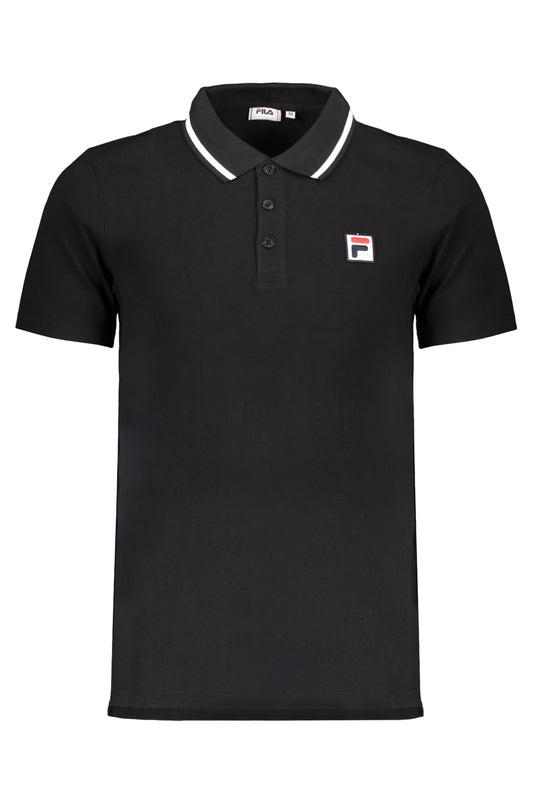 FILA POLO MANICHE CORTE UOMO NERO