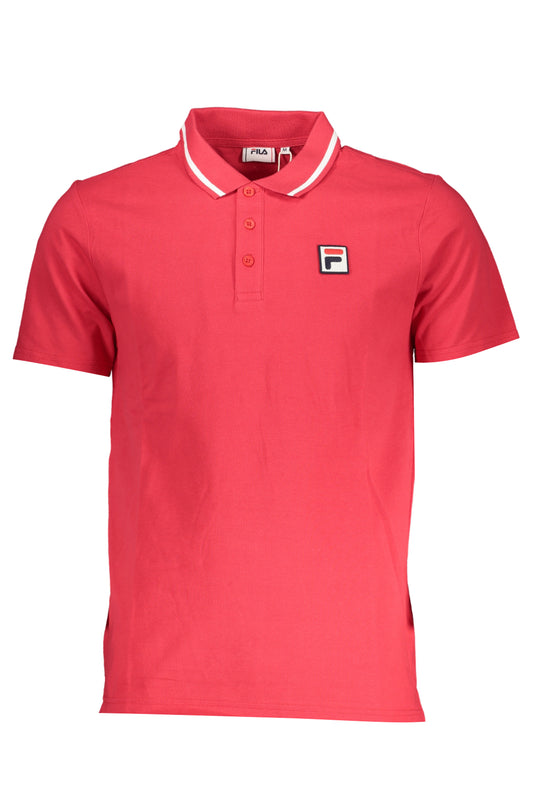 FILA POLO MANICHE CORTE UOMO ROSSO