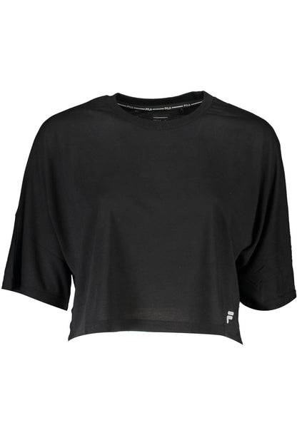 FILA T-SHIRT MANICHE CORTE DONNA NERO