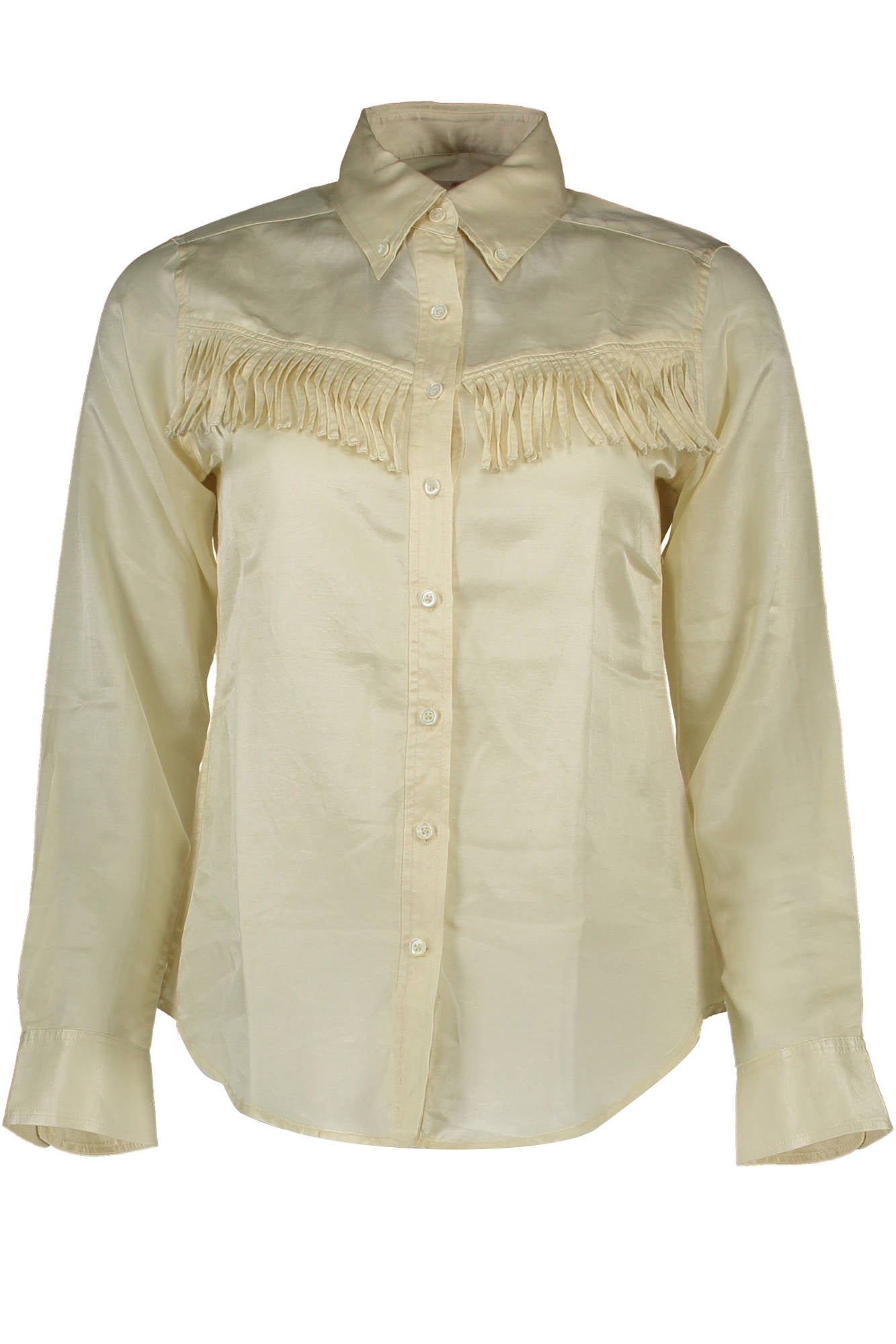 Gant Camicia Maniche Lunghe Donna Beige""