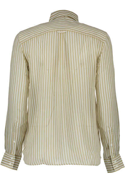 Gant Camicia Maniche Lunghe Donna Beige