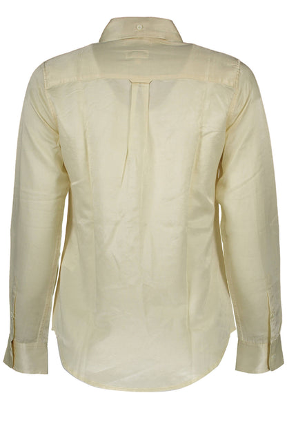 Gant Camicia Maniche Lunghe Donna Beige""