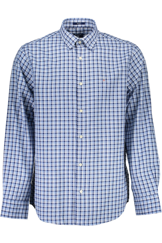 Gant Camicia Maniche Lunghe Uomo Azzurro""