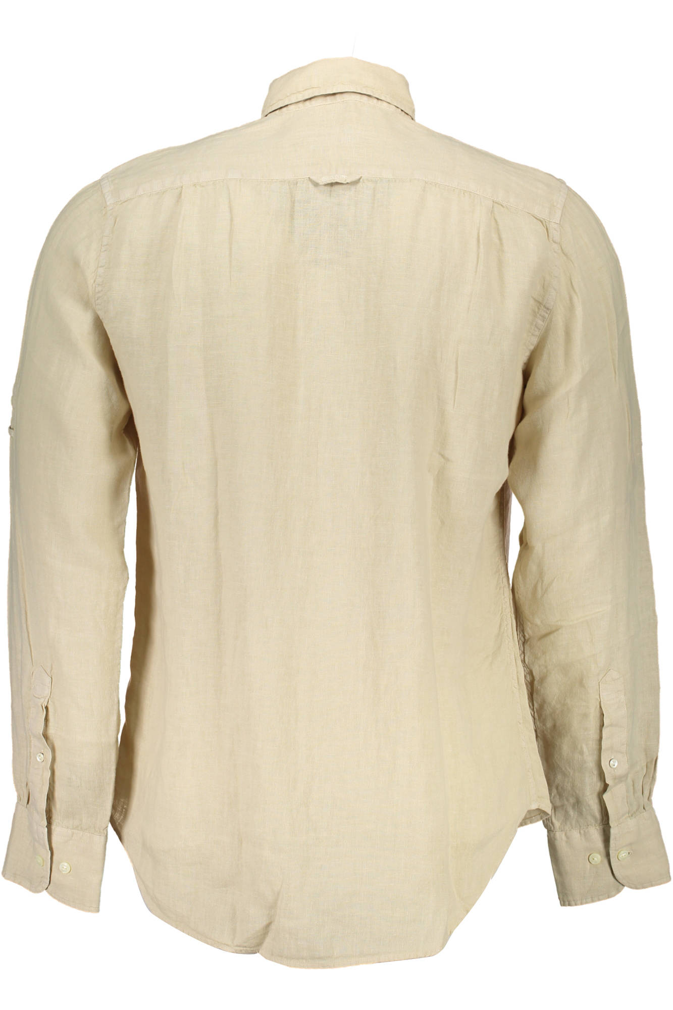 Gant Camicia Maniche Lunghe Uomo Beige