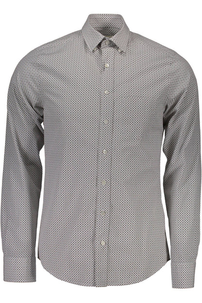 Gant Camicia Maniche Lunghe Uomo Bianco