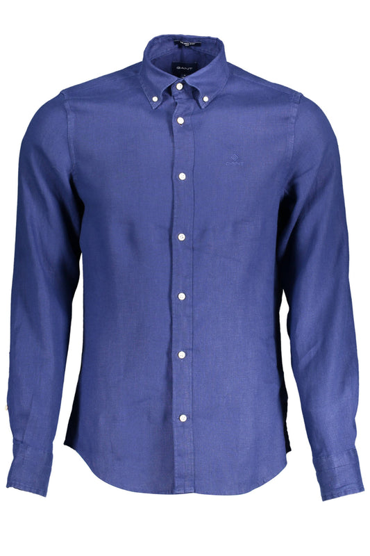 Gant Camicia Maniche Lunghe Uomo Blu