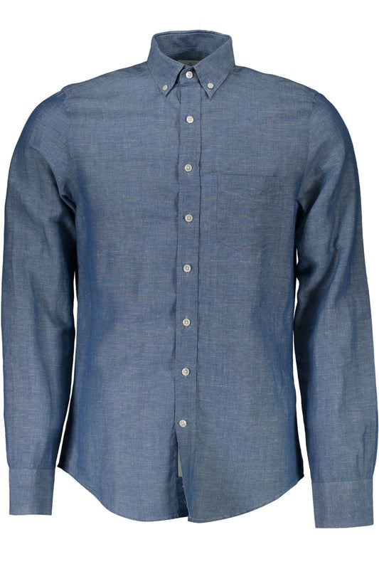 Gant Camicia Maniche Lunghe Uomo Blu""