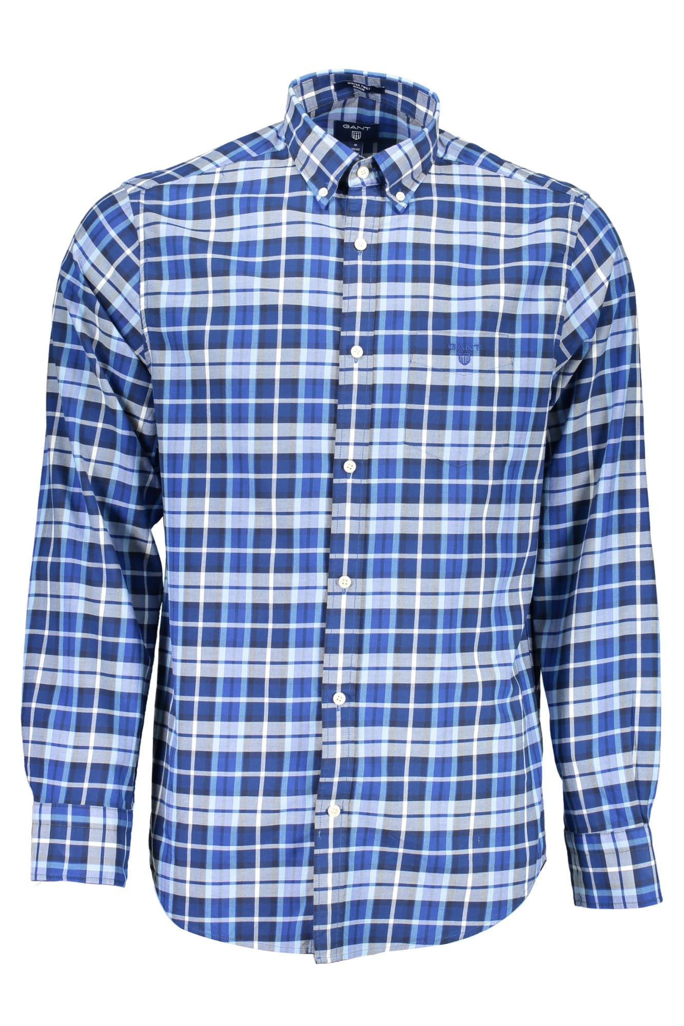 Gant Camicia Maniche Lunghe Uomo Blu