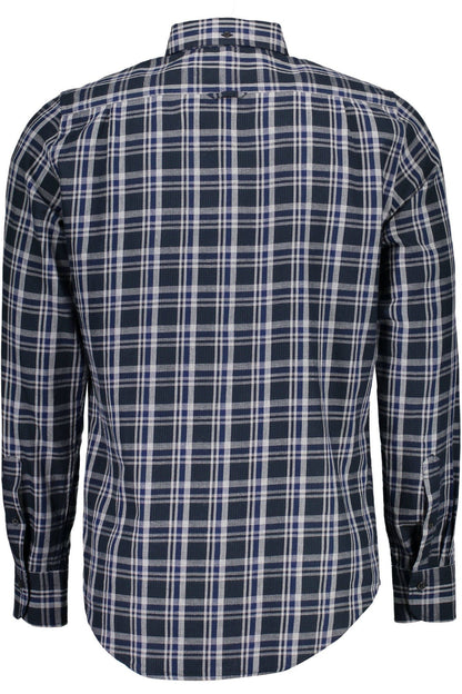 Gant Camicia Maniche Lunghe Uomo Blu