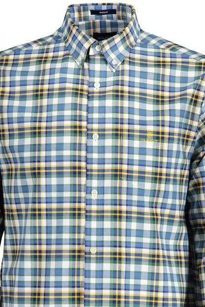 Gant Camicia Maniche Lunghe Uomo Blu