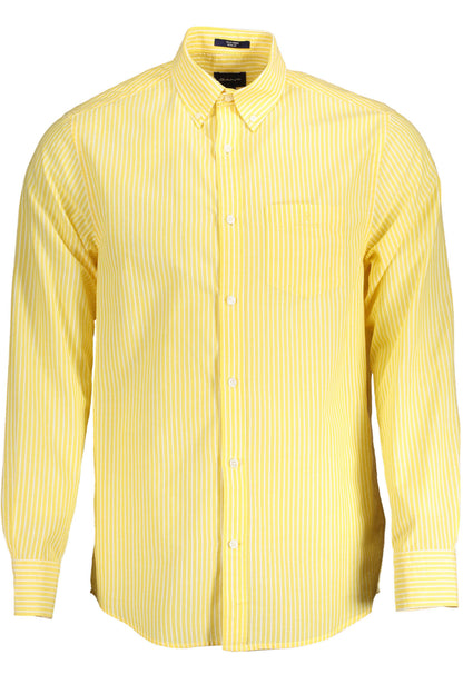 Gant Camicia Maniche Lunghe Uomo Giallo""