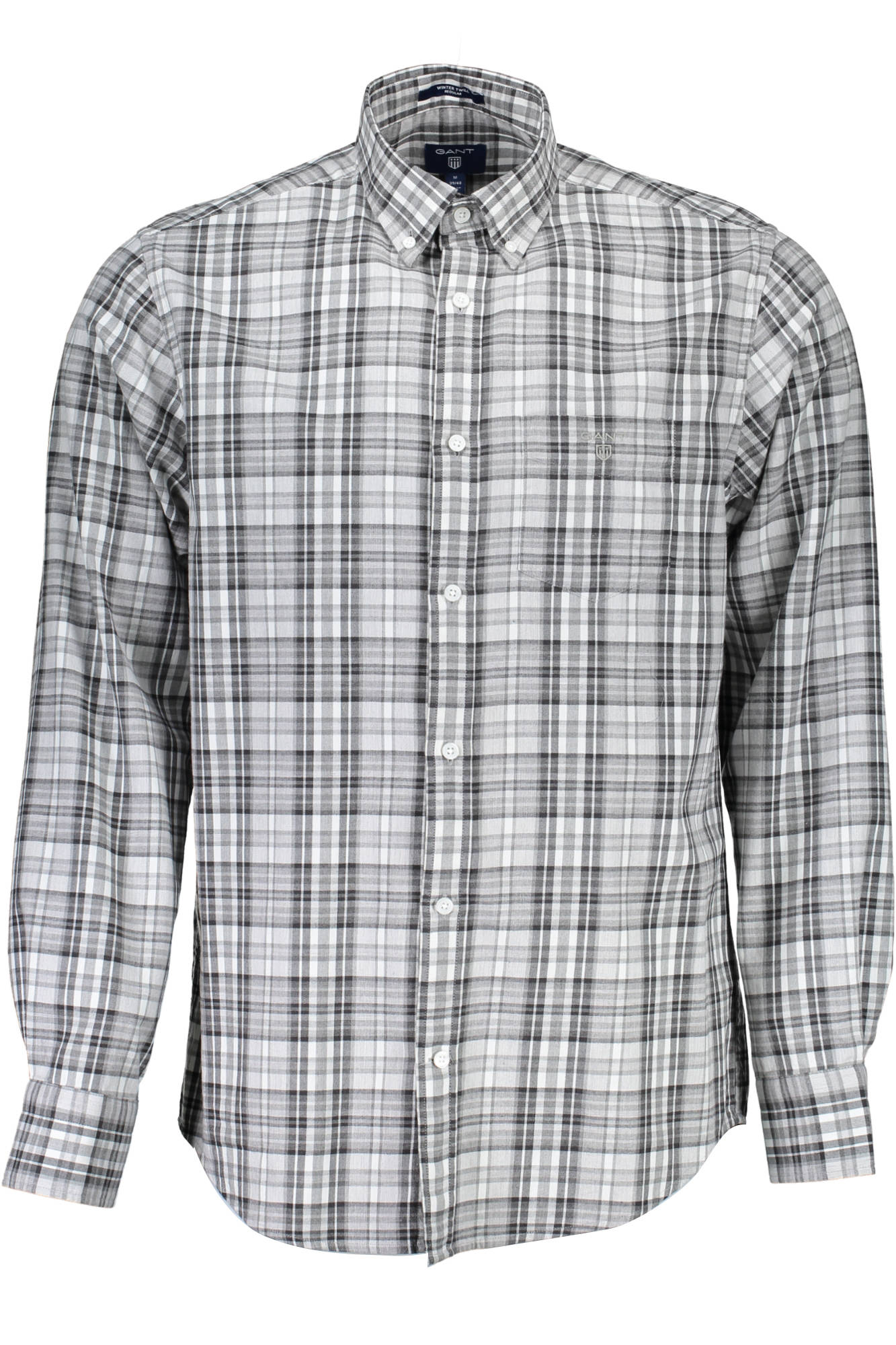 Gant Camicia Maniche Lunghe Uomo Grigio