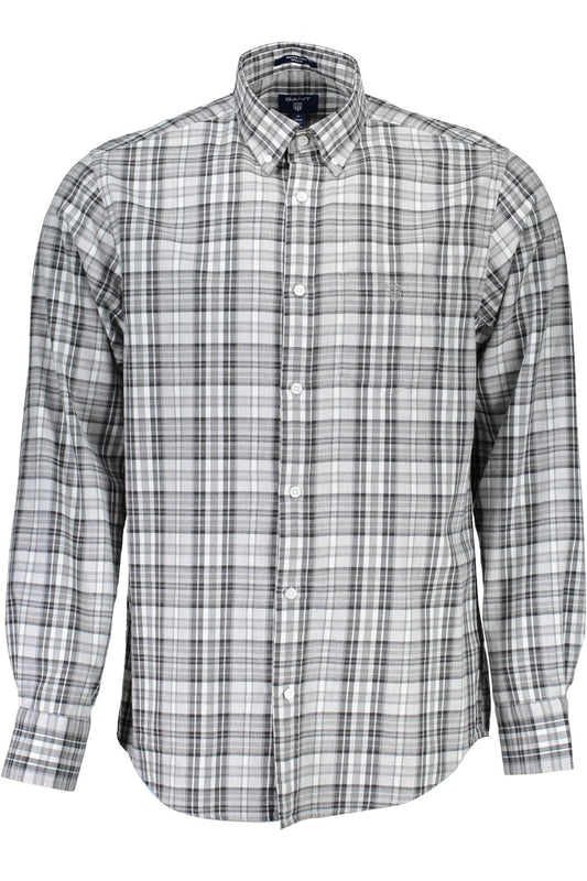 GANT CAMICIA MANICHE LUNGHE UOMO GRIGIO