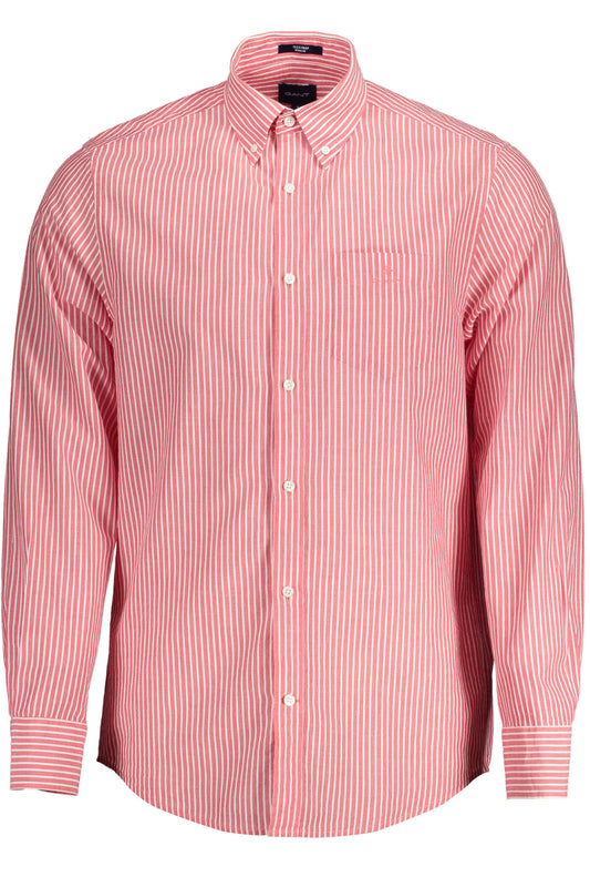 Gant Camicia Maniche Lunghe Uomo Rosso""